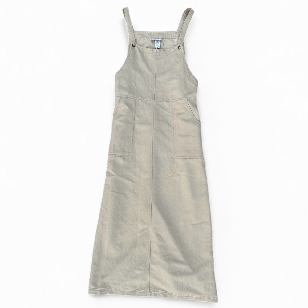 Faded Glory Tan Overall Dress